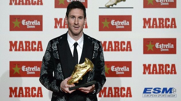 Messi remporte le Soulier d'Or pour la 3ème fois 