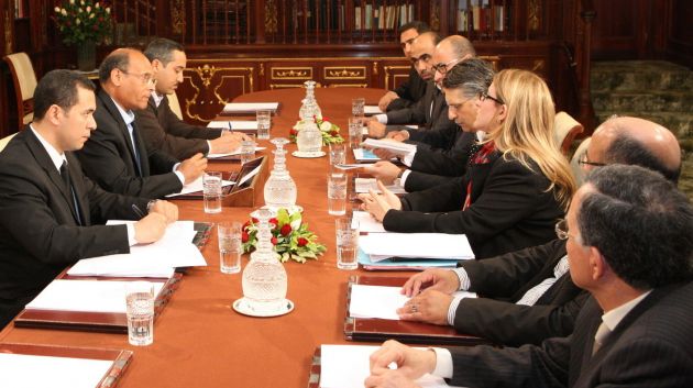 Marzouki reçoit les représentants du syndicat des dirigeants des médias