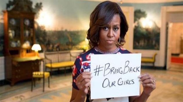 Twitter : Michelle Obama adhère au mouvement BringBackOurGirls