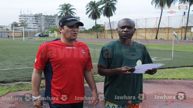 Première séance d'entrainement de l'étoile sportive de Sahel en Côte d'Ivoire - partie 1