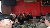 Le mouvement wafa tient une réunion dans une café prés de la place Kasbah 