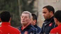 ESS - Roger Lemerre à l'entrainement : Les joueurs se mettent au diapason du coach