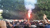 Manifestation des supporteurs étoilés