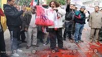 Tunis : Manifestation en soutien à Bachar Al-Assad à l'AV. Habib Bourguiba