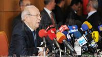 Béji Caïd Essebsi, la conférence de presse