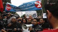 Les journalistes protestent devant le ministère de l'Intérieur contre leurs agressions