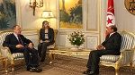 Moncef Marzouki reçoit le ministre des Affaires étrangères russe Serguei Lavrov