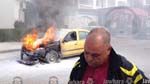 Sousse : Un taxi prend feu à Khézama