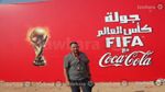 Le Trophée de la Coupe du Monde de la FIFA par Coca-Cola en route vers la Tunisie