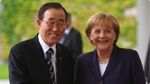 Ban Ki Moon et Angela Merkel en visite officielle en Tunisie