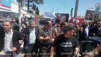 Mouvement protestataire devant le tribunal militaire contre les verdicts rendus