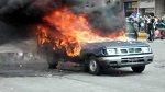 Kef : 3 voitures de police incendiées dans 3 régions