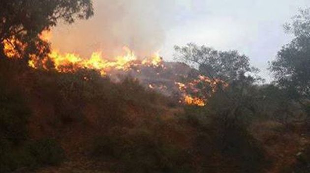 Un gigantesque incendie à Ennahli
