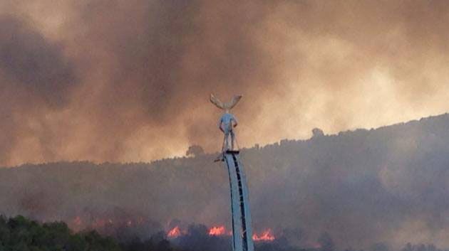 Incendie à Ennahli : 150 militaires et un avion de l’armée appelés en renfort