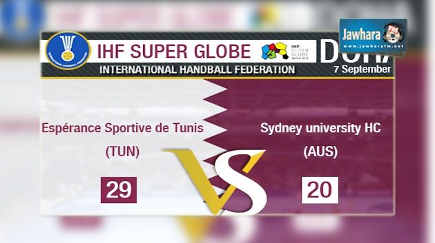 Handball - Mondial des clubs : L'Espérance de Tunis remporte son premier match