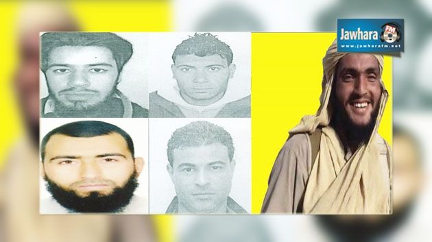 L’intérieur publie les photos de 5 terroristes et appelle les tunisiens à collaborer