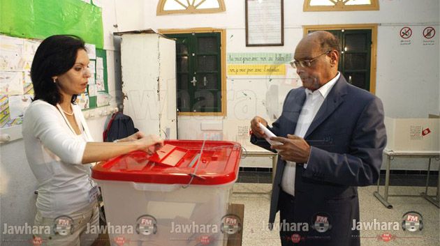Moncef Marzouki a voté