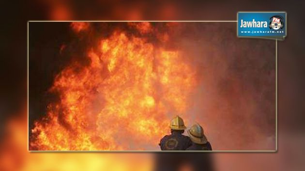 Nabeul : Un incendie éclate dans un centre anarchique de collecte de matières plastiques