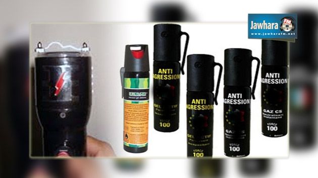 Port de la Goulette : Saisie de 440 bombes à gaz lacrymogène et 5 tasers