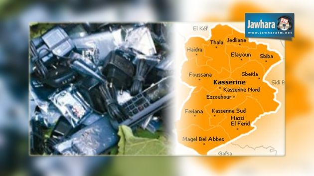 Kasserine : Saisie de produits électroniques d’une valeur de 200 mille dinars, importés illégalement