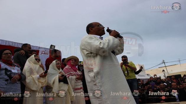 Meeting populaire de Moncef Marzouki à Djerba