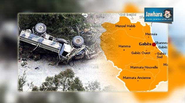 Gabes : Renversement d’un camion militaire
