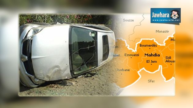Mahdia : 7 agents de l’ordre blessé suite à un accident de la route