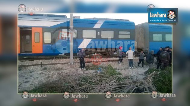 Mahdia : déraillement d’un train sur la route de Monastir