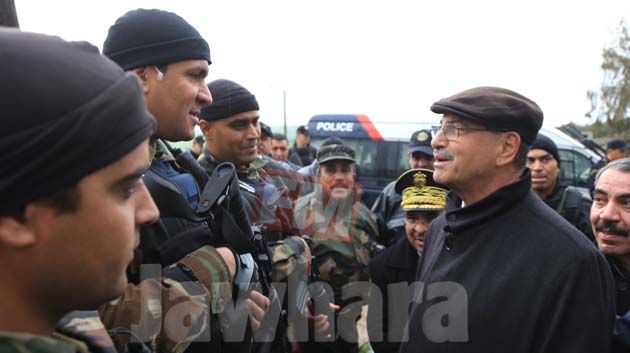 Habib Essid en visite à Fernana