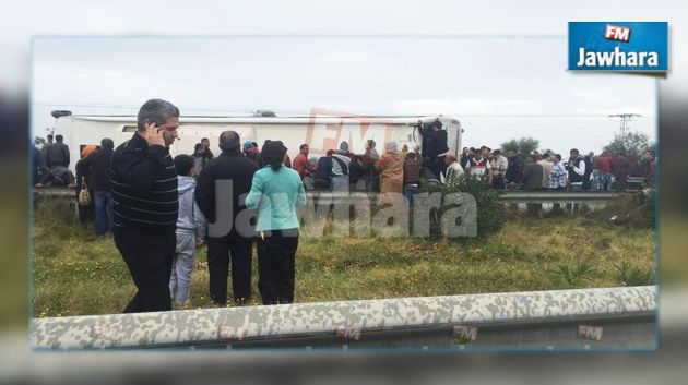Hammamet : Un bus d’élèves se renverse faisant 3 morts