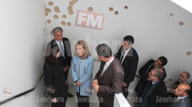 La présidente du parlement italien en visite au musée du Bardo