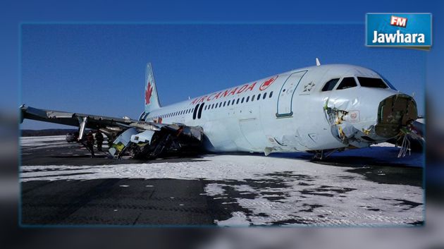 Sortie de piste spectaculaire d'un Airbus A320 d'Air Canada, 23 blessés