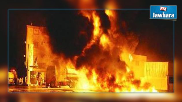 Une foire ravagée par un incendie à Gafsa