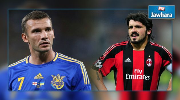 Gattuso et Shevchenko en Tunisie