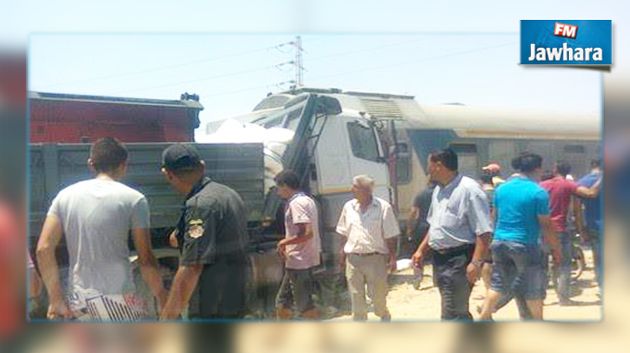 Sfax : Encore un accident entre un train et un camion