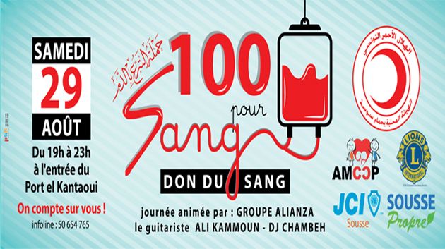 100 pour SANG