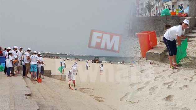 La QNB organise une campagne de propreté de la plage de Boujaâfar