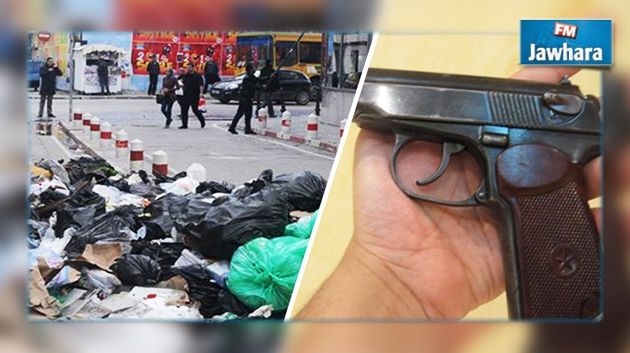 Mahdia: Deux pistolets trouvés dans une benne à ordures