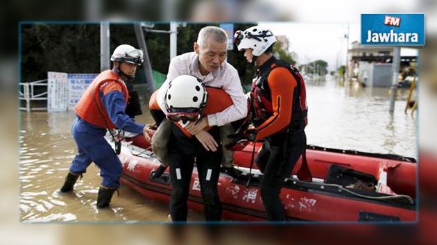Japon: Les inondations font 3 morts et au moins 26 disparus