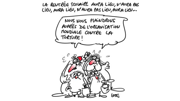 Caricature du jeudi 17 septembre 2015