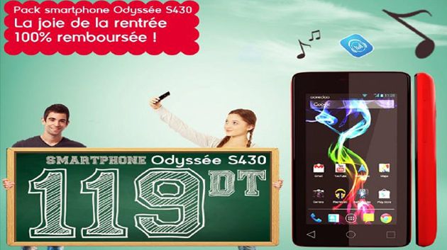 Ooredoo lance l’Odyssée S430 100% Remboursé