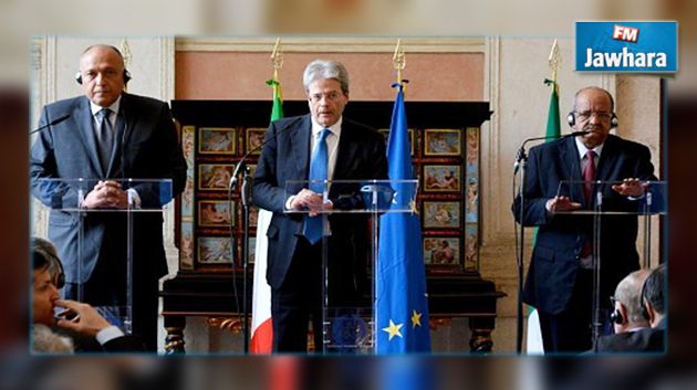 Crise libyenne : Réunion tripartite Algérie-Egypte-Italie à Alger