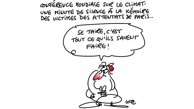 Caricature du lundi 30 novembre 2015