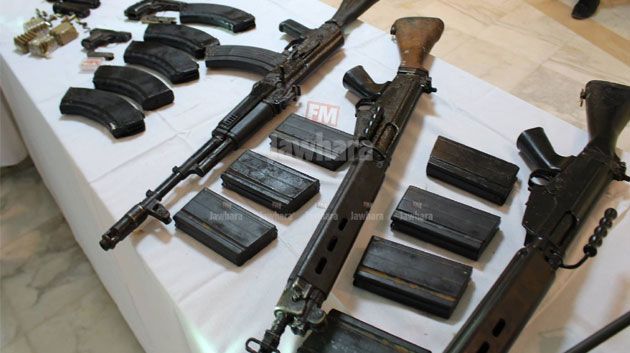 Un arsenal de guerre saisi à Akouda : Des Kalachnikovs et des ceintures explosives..