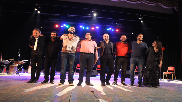 Le spectacle du groupe espagnol SARSALÉ au théâtre municipal de Sousse