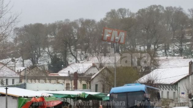Jendouba sous la neige