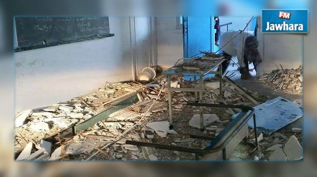 Sidi Bouzid : Des citoyens portent plainte après l’effondrement du toit d’une école