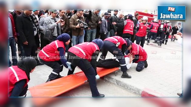 Médenine : Opération blanche de la Protection civile au stade municipal