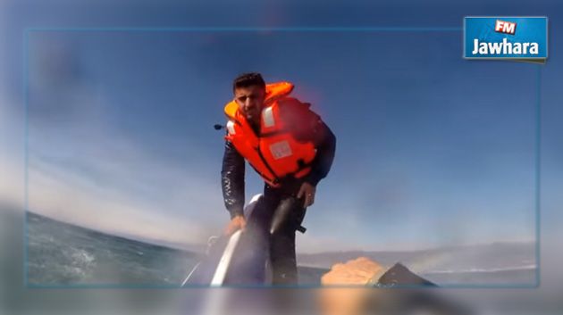 En vidéo, le sauvetage d'un réfugié syrien en mer Egée