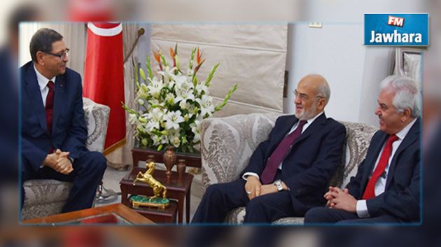 Habib Essid reçoit le ministre irakien des affaires étrangères